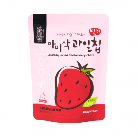 Abishag Dried Strawberry Chips 14g