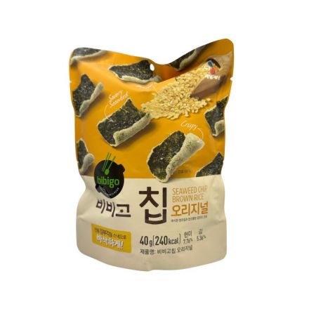 Bibigo Seaweed Chip Brown Rice 40g