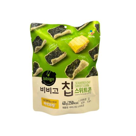 Bibigo Seaweed Chip Sweet Corn 40g