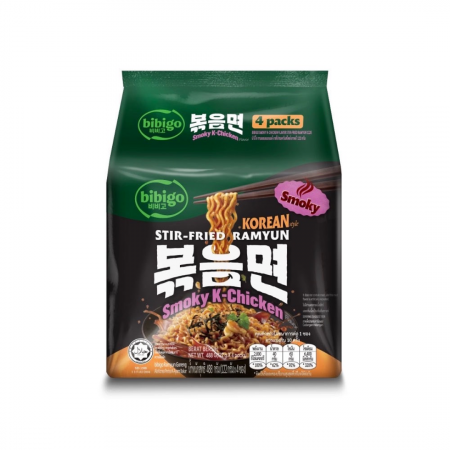 Bibigo Stir-Fried Ramyun - Smoky K-Chicken 122g*4