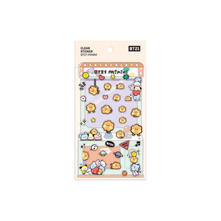 BT21 Minini Clear Sticker Shooky