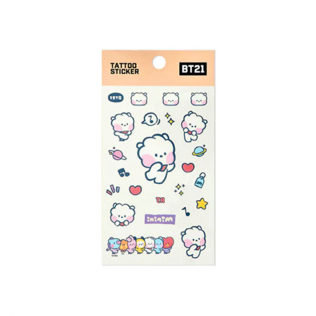 BT21 Tattoo Sticker Rj