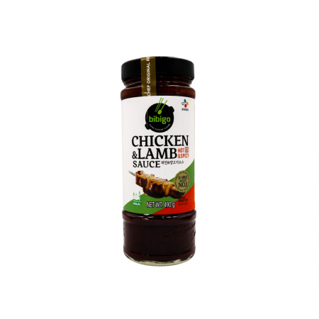Bibigo Chicken & Lamb Sauce Hot & Spicy 490g