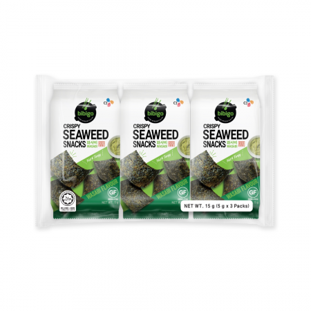Bibigo Crispy Seaweed Snack Wasabi 15g