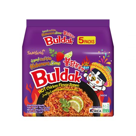 Samyang Hot Chicken Ramen Habanero Lime 135g*5