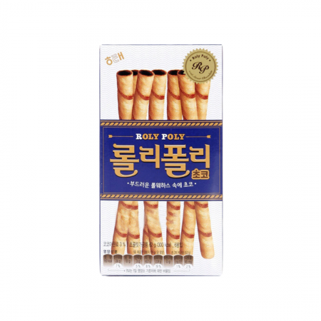 Haitai Biscuit Roly Poly Choco 62g