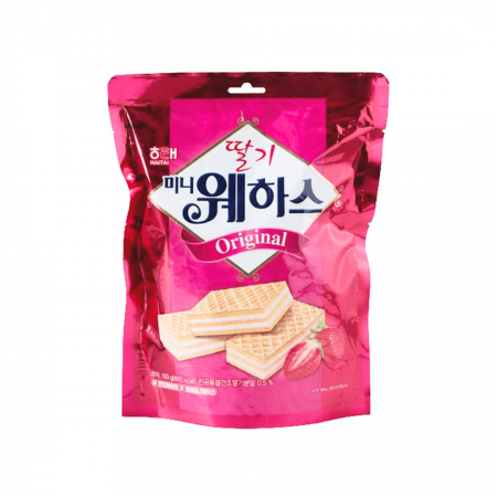 Haitai Biscuit Wafer Strawberry 150g