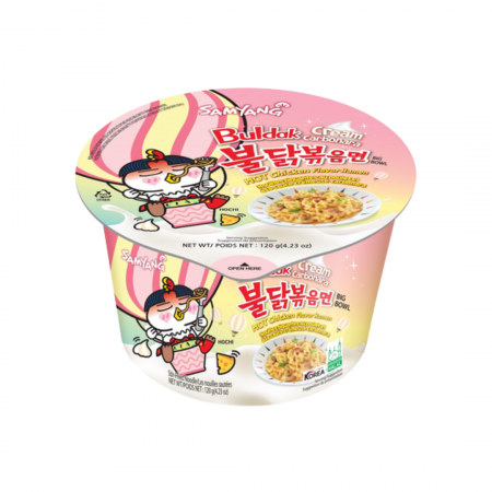Samyang Hot Chicken Ramen Cream Carbonara Big Bowl 120g