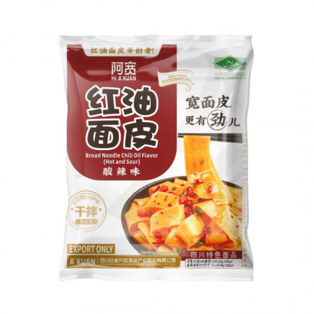 Broad Noodle Chili Oil Flavor Hot & Sour 115g