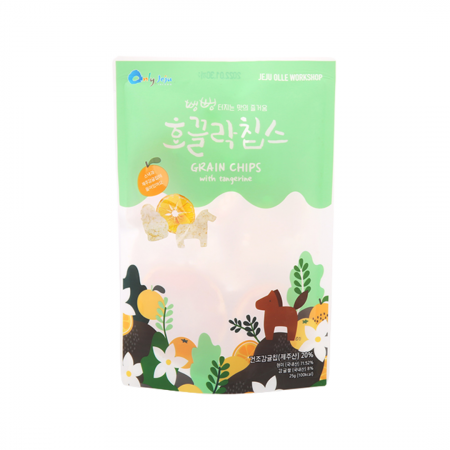 Jeju Tangerine Rice Chips 25g