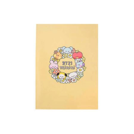 BT21 Minini Line Notebook - Yellow