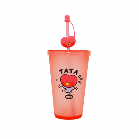 BT21 Minini Tumbler with Straw Tata