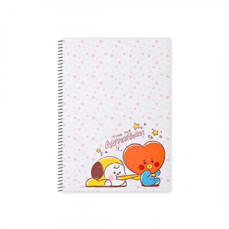 BT21 My Little Buddy Spring Notebook - Chimmy & Tata