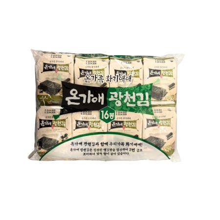 Ongaae Gwangcheon Seasoned Laver Sea Lettuce 4g*16