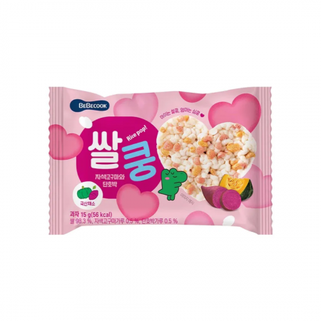 Rice King Snack Purple Sweet Potato & Pumpkin 15g