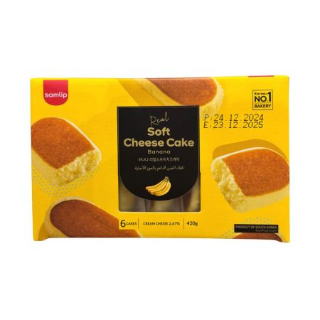 Samlip Real Soft Cheesecake Banana 70g*6
