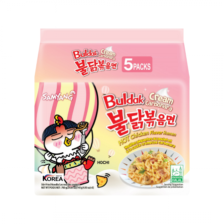 Samyang Hot Chicken Ramen Cream Carbonara 140g*5