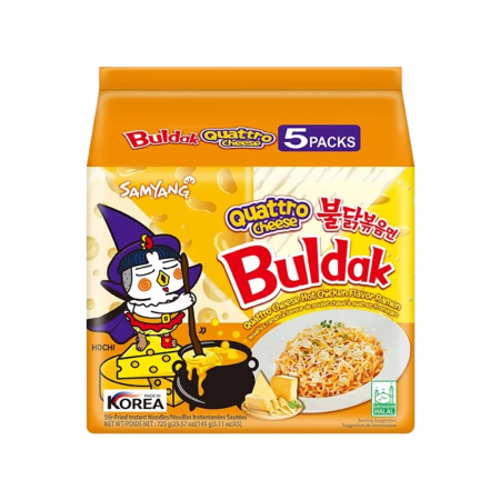 Samyang Hot Chicken Ramen Quattro Cheese 145g*5