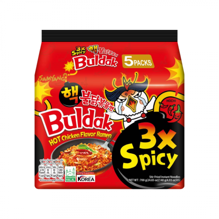 Samyang Hot Chicken Ramen 3x Spicy 140g*5