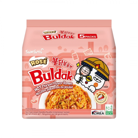 Samyang Hot Chicken Ramen Rose 140g*5