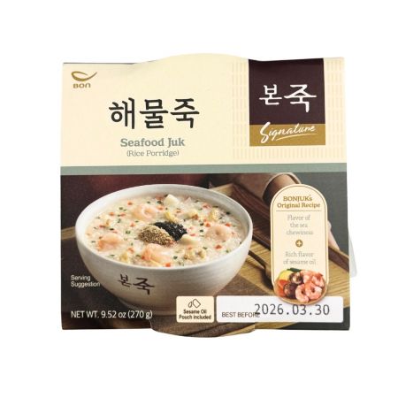 Seafood Juk (Rice Porridge) Bowl 270g
