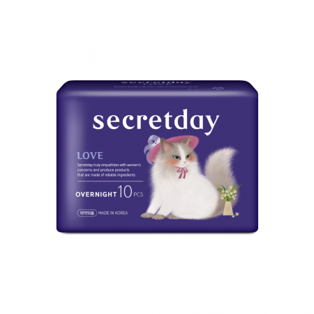 Secret Day Overnight Sanitary Pads 10pcs