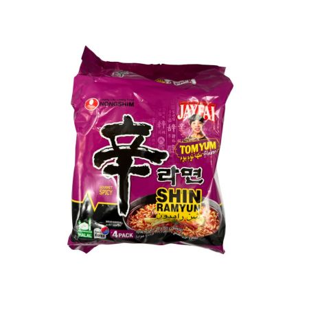 Nongshim Shin Ramyun Soup Tomyum 123g*4