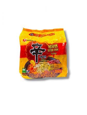 Nongshim Shin Ramyun Stir Fry w/ Cheese 136g*5
