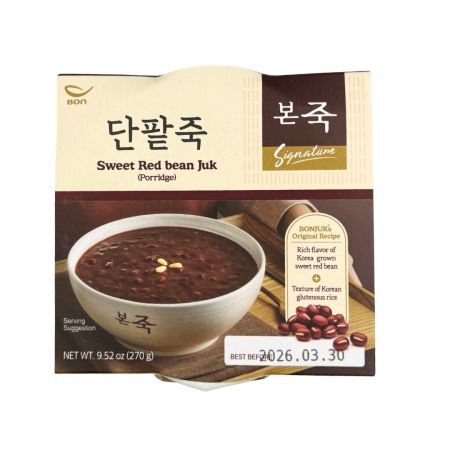Sweet Red Bean Juk (Porridge) Bowl 270g
