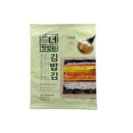 The More Tasty Roasted Laver for Sushi & Roll 22g