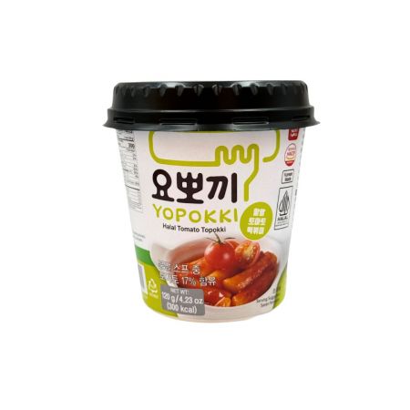 Yopokki Halal Tomato Topokki Cup 120g
